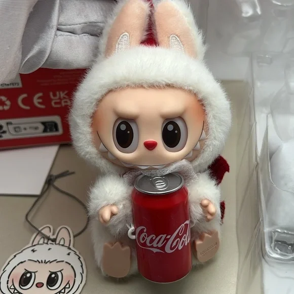 LABUBU -THE MONSTERS COCA-COLA SERIES-Vinyl Face Blind Box “Happy Factor” NWOT - Picture 11 of 15